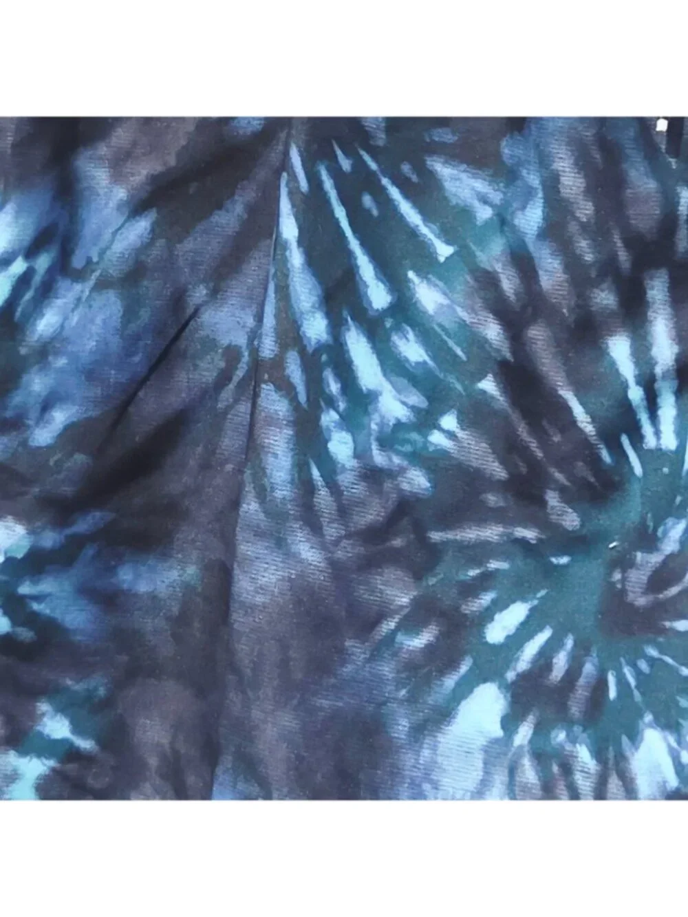 Original Use Men's Navy Blue & Teal Tie Dye Fireworks Swim Trunks -- XL 40/42